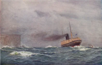 Een naar huis terugkerende P. & O. Liner, 1923