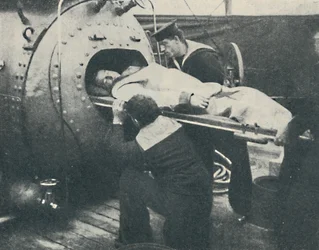 Een recompressiekamer, 1936