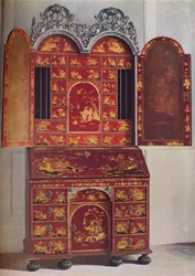 Een Rood Lak Kabinet, ca. 1685, 1936