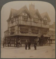 Een relikwie uit de tijd van James I, 1603-25, het oude huis, Hereford, Engeland, c1910