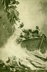 Een redding op zee, c1930