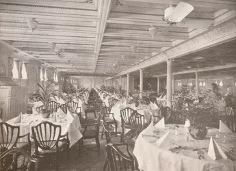 Een Royal Mail eetzaal, 1914