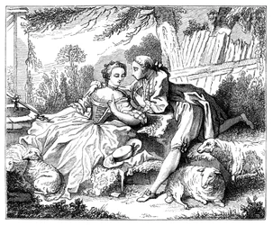 Een herderin, 1885