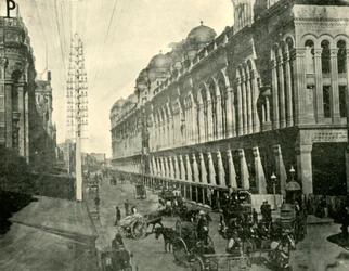 Een Straatbeeld van Sydney, 1901