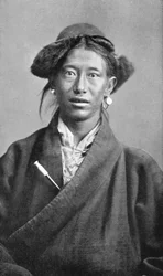 Een Tibetaanse vrouw, c1910