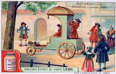 Een auto met pedalen, 1690, ca. 1900