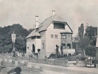 Een huis ontworpen door Hans Christiansen, c1901 1901-1902