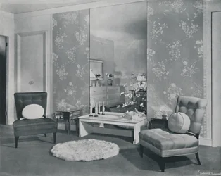 Een moderne slaapkamer geïnspireerd door de Chinezen, 1942
