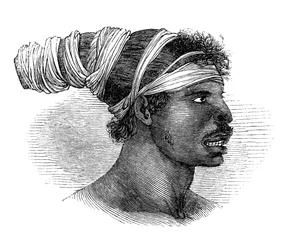 Een inheemse Australiër, 1848