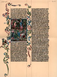 Een pagina uit de Wenzel Bijbel, ca. 1400, 1903