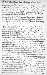 Een pagina uit het dagboek van John Newton, 1750-1754, 1965