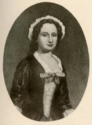 Een portret van een jong meisje in Philadelphia, ca. 1760