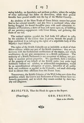 Een protest tegen de slavenhandel, 1789 1965