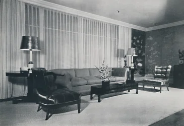 Een kamer ingericht door Lord & Taylor van New York, 1942