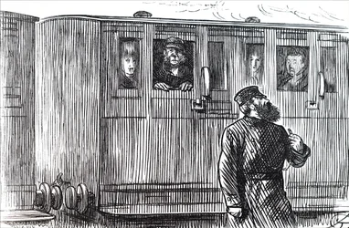 Een treinconducteur