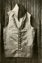 Een vest gedragen door Graaf Lemcke, c1798, 1937