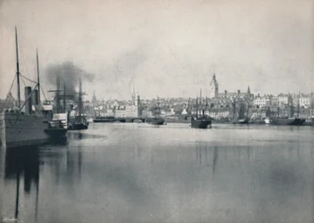Aberdeen - Algemeen uitzicht vanaf de rivier, 1895