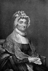 Abigail Adams 1744-1818, vrouw van president John Adams, 18e eeuw 1908