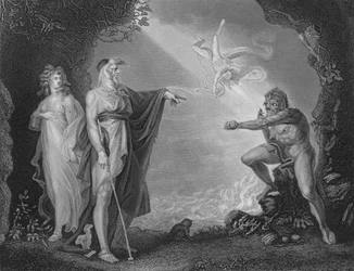Acte I Scene ii uit De Storm, 19e eeuw