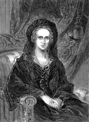 Adelaide van Saksen-Coburg Meiningen 1792-1849, in Duitsland geboren koningin-gemalin van Willem IV, 1849