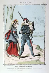 Adieux dun Moblot a la Mobile, 1870-1871