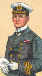 Admiraal Teddy Evans, 1881-1957, Britse marineofficier en Antarctica-ontdekkingsreiziger, 1916
