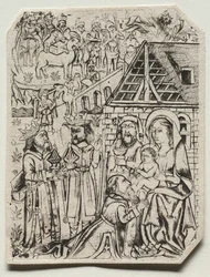 Aanbidding der Wijzen, 1400s