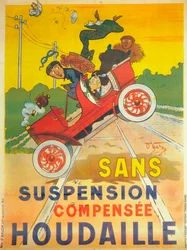 Advertentie voor Houdaille auto-ophanging