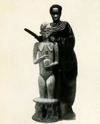 Afrikaanse beeldhouwer Kameroen