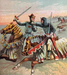 Na de Slag bij Crecy, 1346, ca. 1850