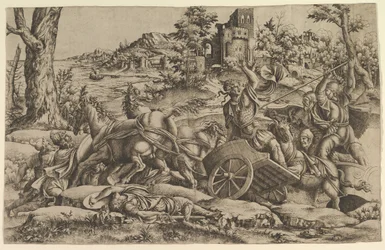 Agamemnon doodt Odios, ca. 1545