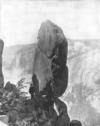 Agassiz Kolom, Yosemite, Californië, VS, ca. 1900