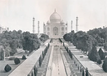 Agra. De Taj Mahal, ca. 1920