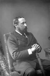 Alfred Ernest Albert, Hertog van Edinburgh 1844-1900, Britse prins, ca. 1890