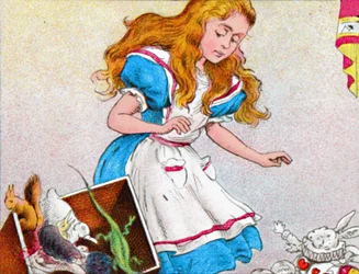 Alice werd weer groter, ca. 1900