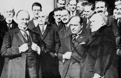 Geallieerde vertegenwoordigers op de Conferentie van Lausanne, 1922