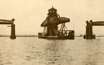 Alloa draaibrug, 1930