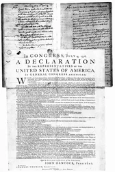 Amerikaanse Onafhankelijkheidsverklaring, 4 juli 1776