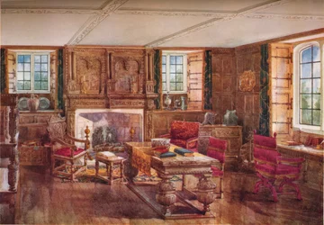 Een Elizabethaanse woonkamer