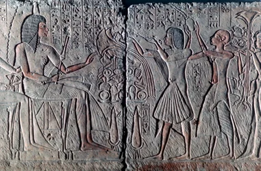 Oud-Egyptisch reliëf, ca. 1300 v.Chr.
