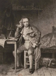 André Chénier in de Gevangenis Saint-Lazare
