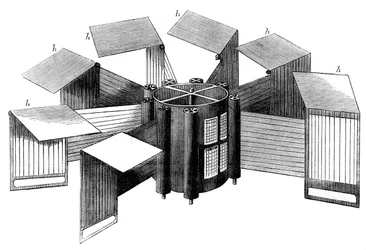 Applegaths Times verticale drukmachine, 1866