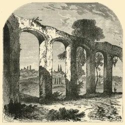 Aquaduct bij Poitiers, de oude hoofdstad van de Pictones