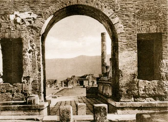 Arco di Nerone, Pompeii, Italië, c1900s