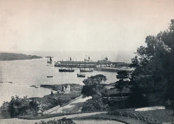 Ardglass - Algemeen uitzicht op de haven, 1895