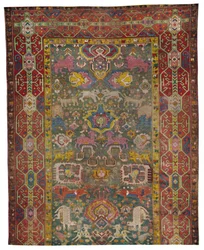 Armeense Kouba tapijt gedeelte, 19e eeuw, 1928