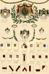 Wapens van het Franse Keizerrijk en van de keizerlijke adel, 1806, 1921