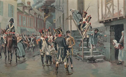 Arrestatie van deserteurs, 1896
