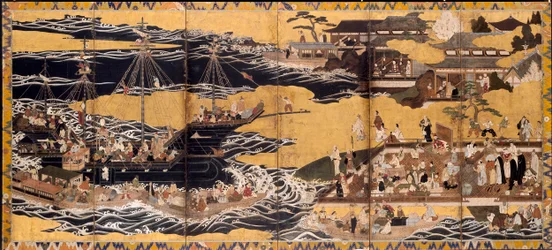 Aankomst van de zuidelijke barbaren, ca. 1600