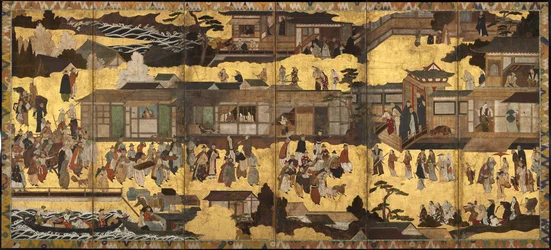 Aankomst van de Zuidelijke Barbaren, ca. 1600